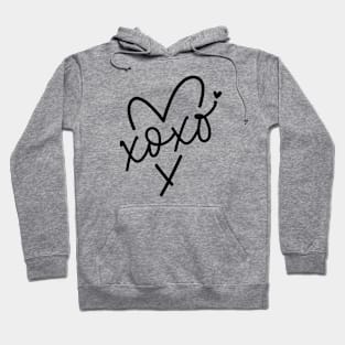 XoXo Heart Valentines Day Hoodie